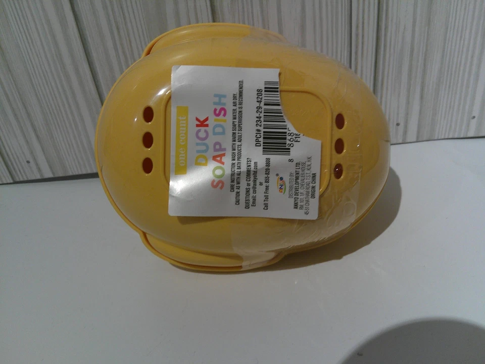 Juego de baño para niños/espejo de baño, jabonera y exprimidor de tubo y tapa/pato Foto 3 de 4