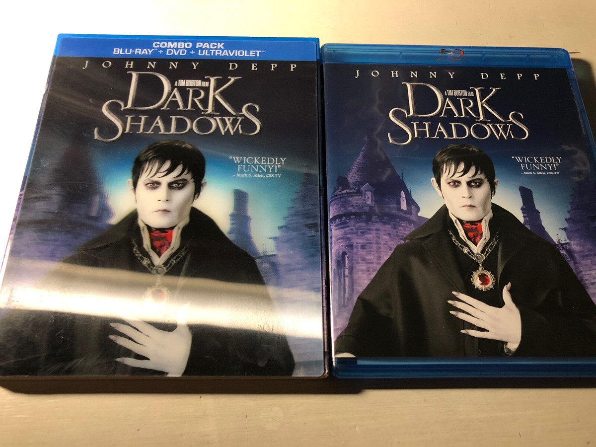 Dark Shadows (2012) Blu-ray/DVD Combo Fantasy Comedy Johnny Depp