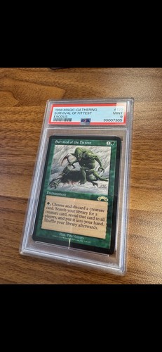 PSA 9 MINT Survival of the Fittest Exodus Magic the Gathering Card