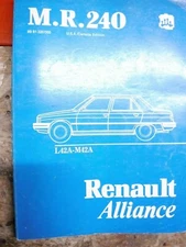 1983 AMC RENAULT ALLIANCE MECHANICAL FACTORY SERVICE MANUAL WORKSHOP