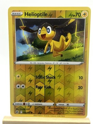 Helioptile 049/159 Common Crown Zenith Pokemon Reverse Holo Near Mint