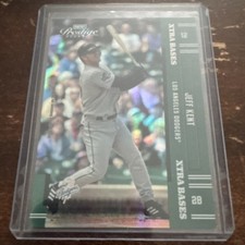 Playoff Prestige 2005 Xtra Bases Green Jeff Kent #12 /50 Dodgers Astros MLB