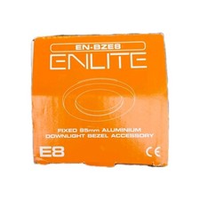 Image of Aurora ENLITE EN-BZE8 E8 Satin Nicke 85mm Aluminium Downlight Bezel 2 Lights