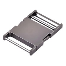 Belt Strap Backpack Metal Flat Side Quick Release Buckle 1.5" Inside Width Black