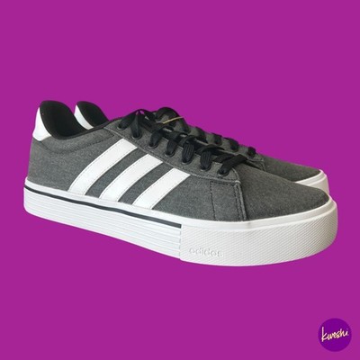 Adidas Herren Daily 4.0 Canvas Sneaker, Charcoal Grey, UK 9,5 | EU 44 | US 10