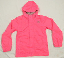 The North Face TNF Hyvent Snow Ski Rain Wind Hooded Full Zip Girls Jacket M