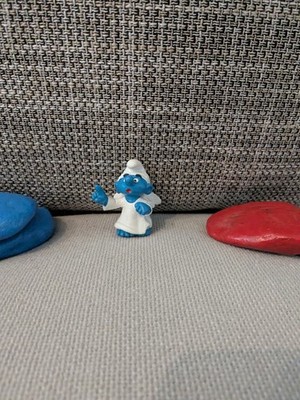 1x Angel Excellent Variant YELLOW Dot RARE Smurfs, Smurfs (F008)