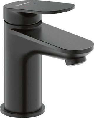 Duravit Wave Einhebel-WT-Mischer S ohne Zugstange, Schwarz Matt WA1010002046
