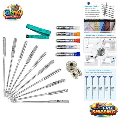 Sewing Essentials: 50 Pcs Needle Set with Accessories for Seamless Projects