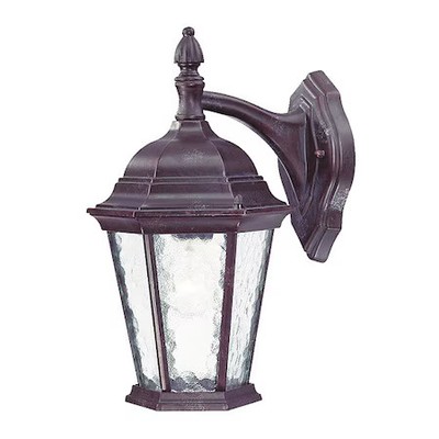 ACCLAIM LIGHTING 5502MM Wall Light, 1-Light, Marbleized Mahogany