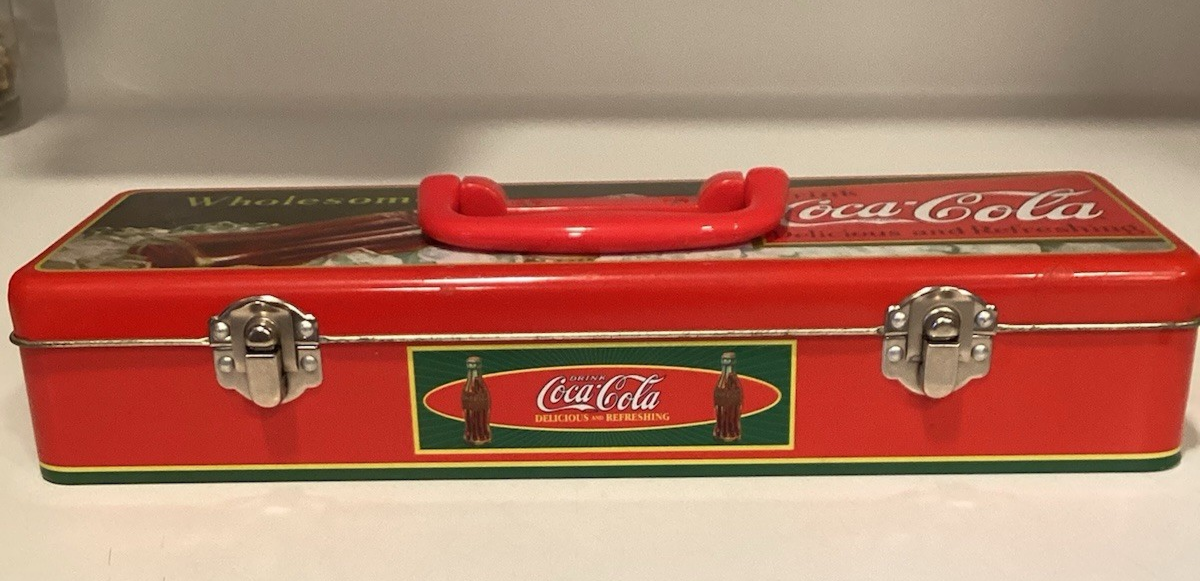 Vintage Metal Coca Cola Tool Box/Trinket Box | eBay