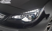 RDX Scheinwerferblenden Set BöSer Blick FüR Opel Astra J GTC + Cascada