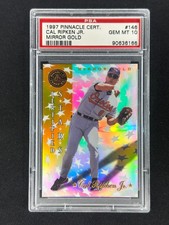 Cal Ripken Jr. 1997 Pinnacle Certified Mirror Gold PSA 10 Pop 5 Orioles HOF