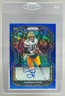 Jordan Love 2020 Panini Prizm #363 Blue Shimmer Rookie Auto RC 17/25