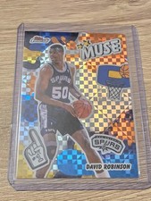 2025-26 Topps Finest David Robinson Muse X-FRACTOR ERROR RAPTORS LOGO ON BACK