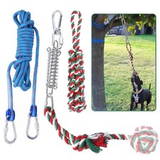 Dog Outdoor Bungee Hanging Toy, Tether Tug of War Toys for Medium to Large Dog