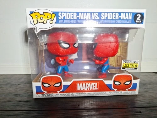 Funko Pop! Vinyl Spider-Man vs Spider-Man 2 Pack Entertainment Earth (Exclusive)