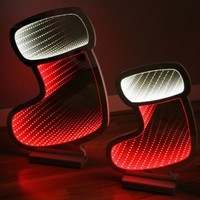 Weihnachtsmannstiefel Infinity Led 21,5X30 Cm Weihnachten Dekofigur Lichtfigur