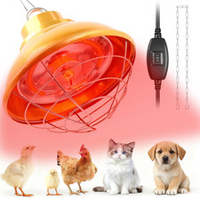 Chicken Heat Lamp Carbon Fiber Tube Brooder Heater Lamps for Chicks,Adjustable 2