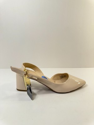 01764 Jones New York Womens Candree Block Heel Slingback Pumps Creem-US 6.5