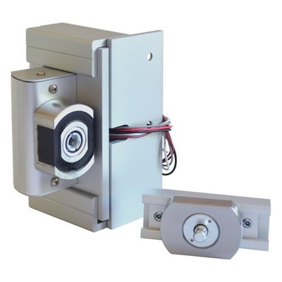 ASEC Micro Power Lock mit SDGi Halterung - Open Out - Aluminium satiniert eloxiert