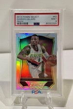 Damian Lillard 2013-14 Select Silver Prizm #62 PSA 9 Low Pop 12 (2nd Year)