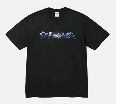 Supreme Tag Tee Small Black | eBay