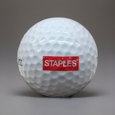 Vintage Staples Logo Golf Ball Top Flight XL Collectors Played