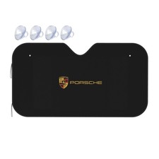Porsche Car Size M Windshield Front Window Sun Shade Cover Visor Black Porsche Car Size M Windshield Front Window Sun Shade Cover Visor Black