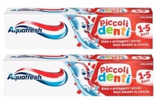 Aquafresh Little Teeth Kids Toothpaste 1-5 years - Piccoli Denti - 2x50ml