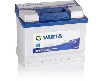Autobatterie VARTA 12V 60 Ah D43 60Ah ersetzt 55 56 61 70 74 75 Ah