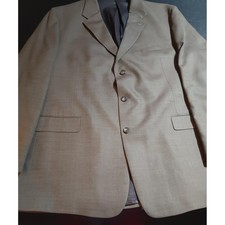 Vtg Austin Reed 42R Gray Glenn 3 Button Blazer Suit Jacket Sport Coat