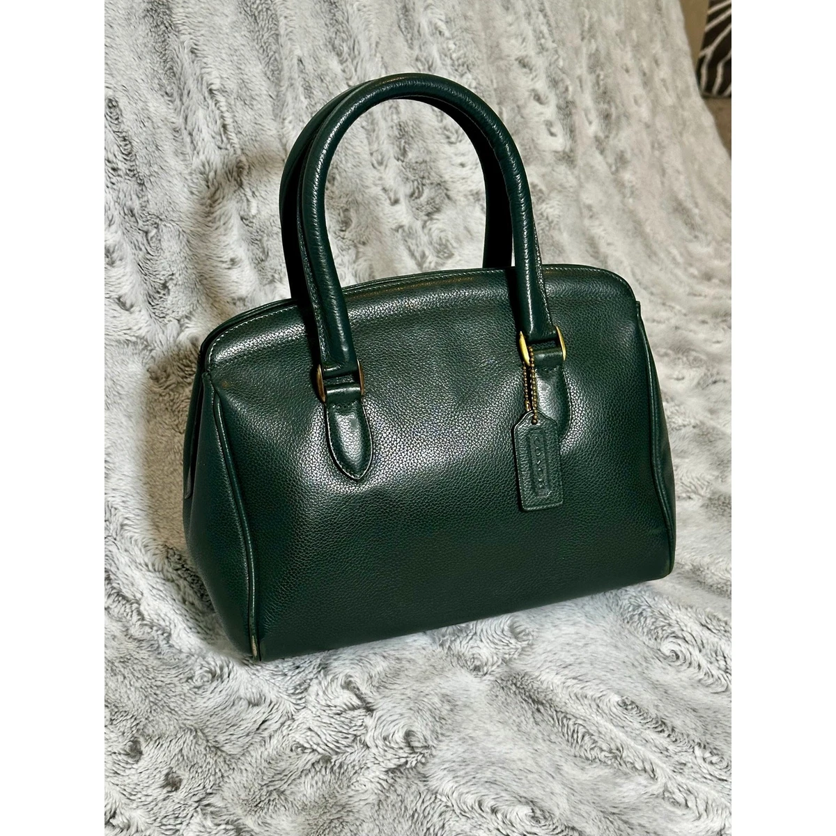 Coach Leather Exterior Green Bags & Handbags for Women for sale | eBay