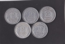 5 X 2 FRANCS MORLON 1947-1948