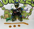 SLAP SHOT LEO TMNT 1991 Vintage Complete Action Figure Leonardo   E2 997Q