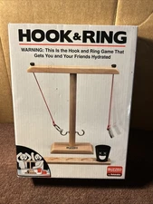 Buzzed Classics Hook and Ring Game - Ring Toss Game for Adults