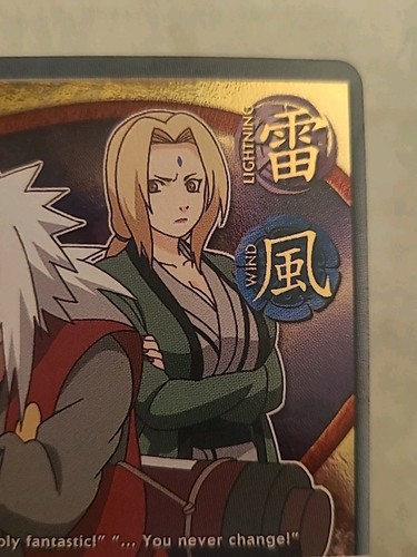 1st Edition Jiraiya & Tsunade C014 Gold Foil Super Rare Naruto CCG Card - Picture 4 of 18