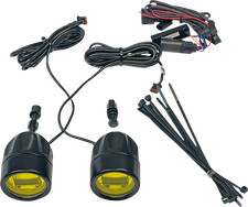 Custom Dynamics Fog Light Black Yellow Lens 1-14 Cree Led Halo Pb-fog-bcm-yb Custom Dynamics Fog Light Black Yellow Lens 1-14 Cree Led Halo Pb-fog-bcm-yb