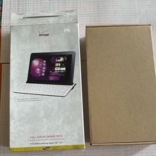 Samsung Galaxy Tab 10.1 Keyboard Dock QWERTY Enhanced Function Keys White
