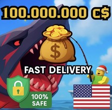 🎣🐟 Fisch 100 M C$ 💰 – Roblox – 🚀 Super Fast & Secure Delivery 🚀  