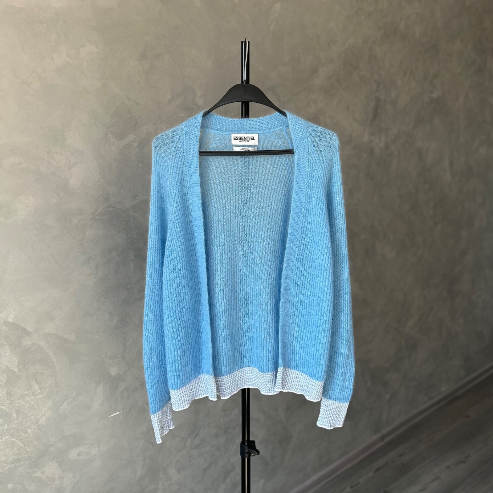 RRP 315$ Essentiel Antwerp Mohair Open Cardigan XS