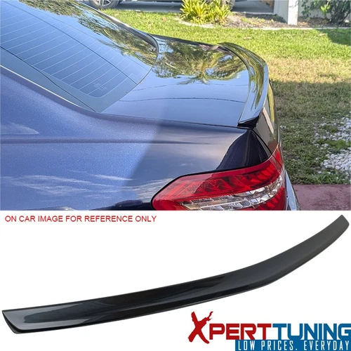 Fit 10-16 Benz E-Class W212 AMG Painted #755 Steel Gray Metallic Trunk Spoiler