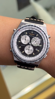 my Breitling Navitimer Jupiter Pilot Watch 80975 Quartz Mens 42mm
