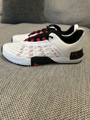 Size 15-Under Armour Tribase Reign 5 Cross Training Shoes White Men s Brand New