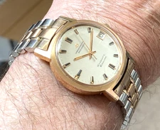 Movado Kingmatic Esquire Chronometre Sub-Sea Automatic Bracelet Two-tone Vintage