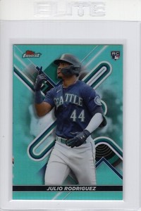 2022 Finest Aqua Refractor #23 Julio Rodriguez RC 078/199