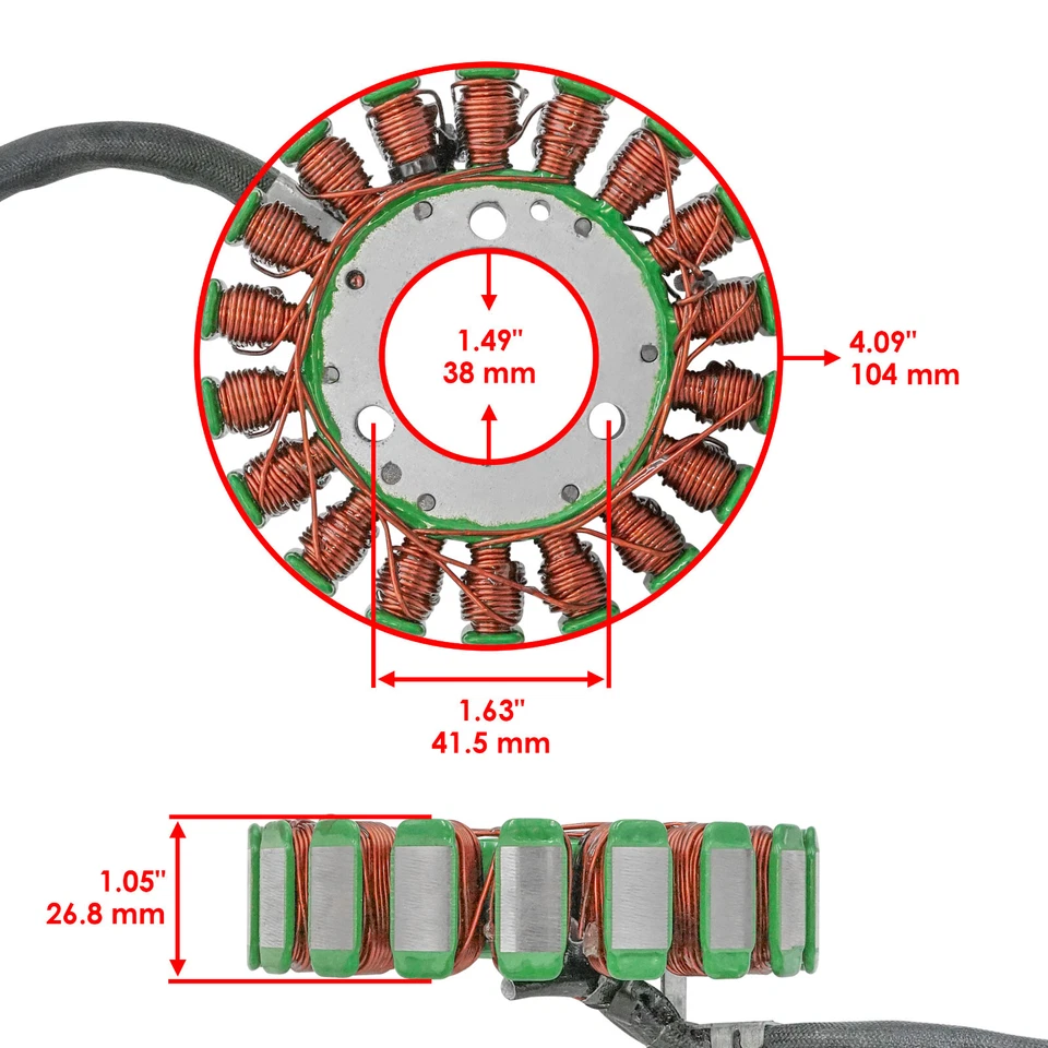 Stator for Hyosung Gt650 Gt650S Gt650R Fi 2006-2013 - Image 2 of 4