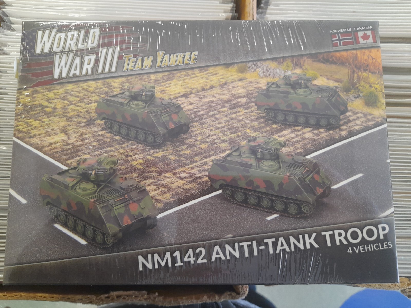 TEAM YANKEE NORWEGIAN / CANADIAN NM142 ANTI TANK TROOP - TNOBX02 -  NEW & SEALED