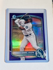 2025 Bowman Purple Refractor /250 Daniel Joseph Seattle Mariners
