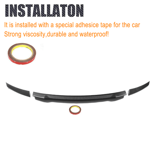 Alerón de carbono para Audi R8 V8 V10 06-15 alerón trasero borde de demolición labio de ala - Imagen 10 de 10